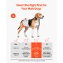 VEVOR Disposable Male Dog Diapers Super Absorbent Male Dog Wraps S 144 Count