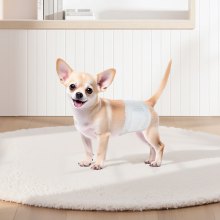 VEVOR Disposable Male Dog Diapers Super Absorbent Male Dog Wraps XS 144 Count