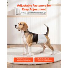 VEVOR Disposable Male Dog Diapers Super Absorbent Male Dog Wraps S Size 96 Count