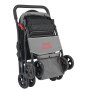 VEVOR Pet Stroller, 44 lbs Weight Capacity, Foldable Dog Stroller Cart, 4 Wheels Cats Stroller with Mesh Windows & Revrsible Handle, Portable Pet Carrier Stroller with Brake, for Small to Medium Pets