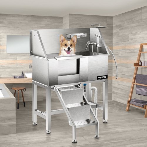 Outdoor Dog Shower Tray 36