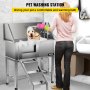 VEVOR Pet Dog Grooming Bath Tub Dog Wash Tub 38"L Stainless Steel Shower Salon