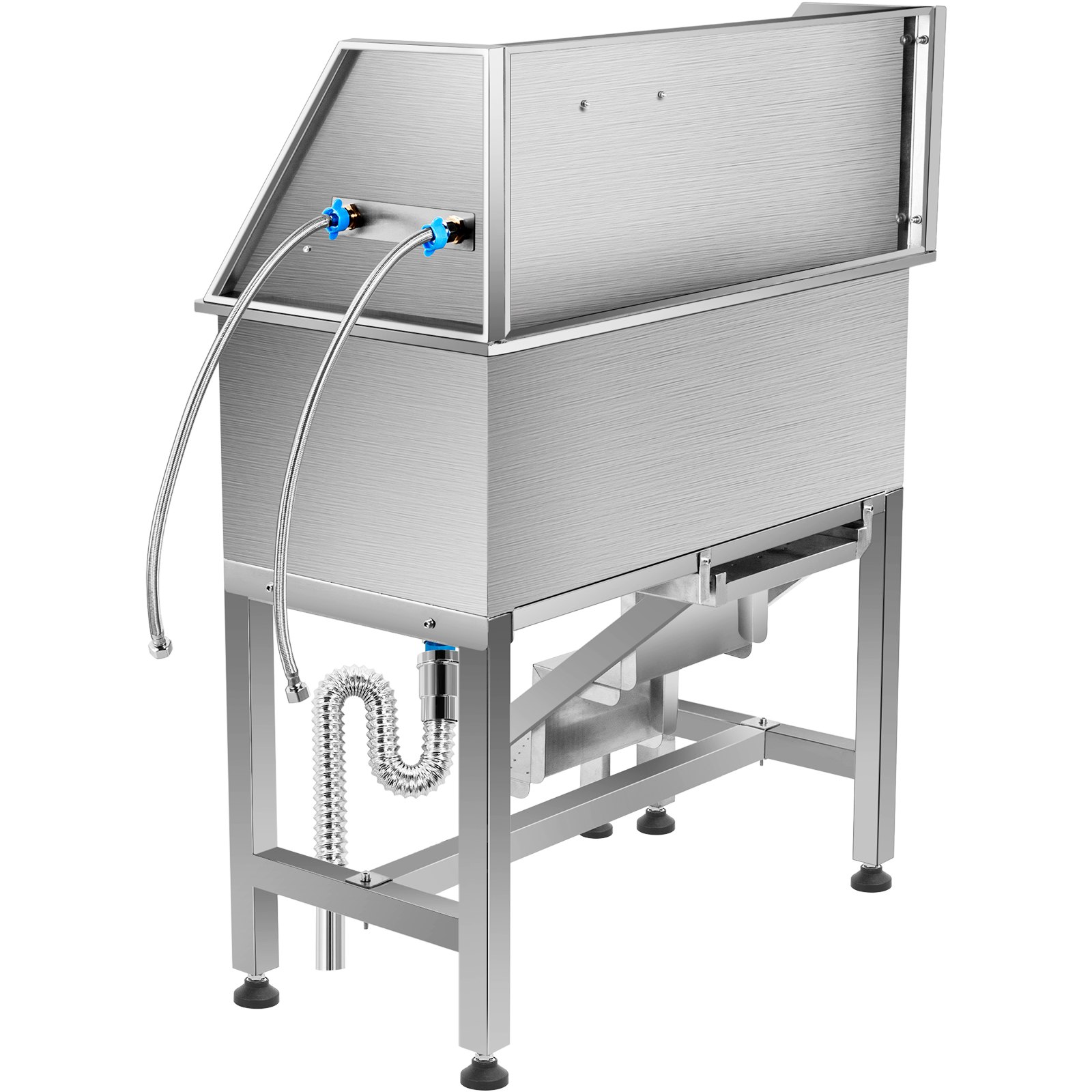 VEVOR Pet Dog Grooming Bath Tub Dog Wash Tub 38"L Stainless Steel Shower Salon