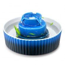 VEVOR Ceramic Cat Water Fountain 2.1 L Cupcake Pet Fountain for Cats and Dogs