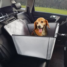 VEVOR Dog Booster Car Seat Pet Car Seat for S M L Dogs up to 18.1 kg Gray