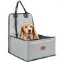 VEVOR Dog Booster Car Seat Pet Car Seat for Small Dog up to 26 lbs Gray