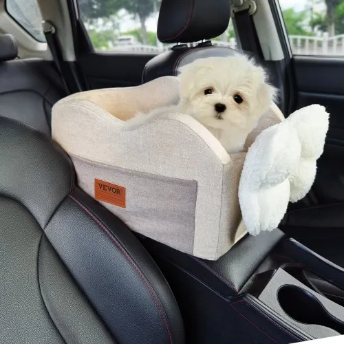 VEVOR Console Dog Car Seat, Center Console Dog Booster Seat for