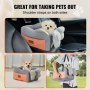 Siège auto pour chien avec console centrale VEVOR Siège auto rehausseur pour chien pour petit chien 8 lb