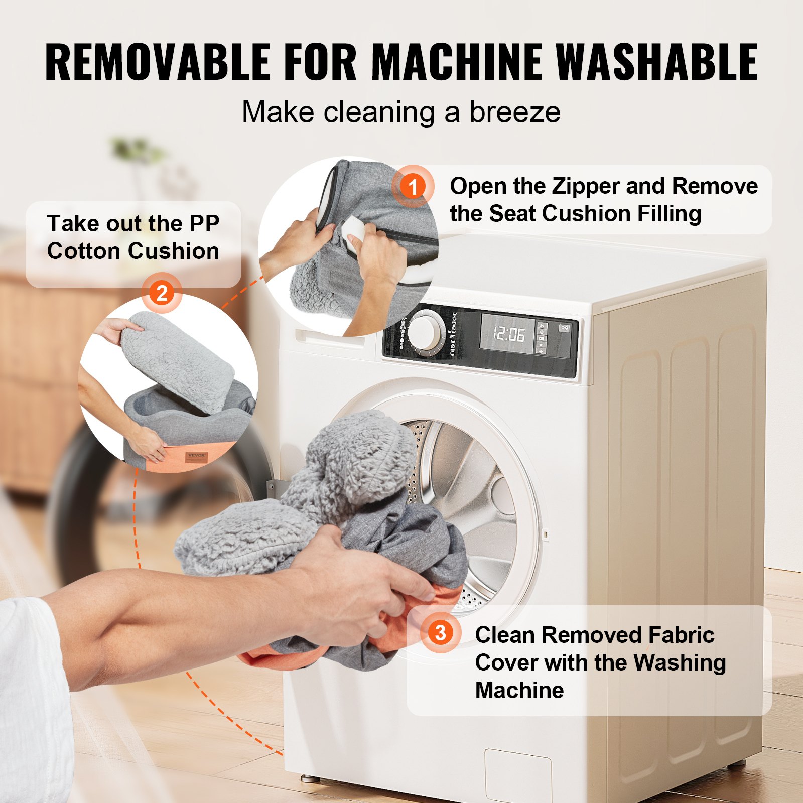 VEVOR Console Dog Car Seat, Center Console Dog Booster Seat for Small Dog, Pet Car Seat for Car Armrest with Clip-On Leash, Adjustable Straps, Supports up to 8lbs, Dark Gray