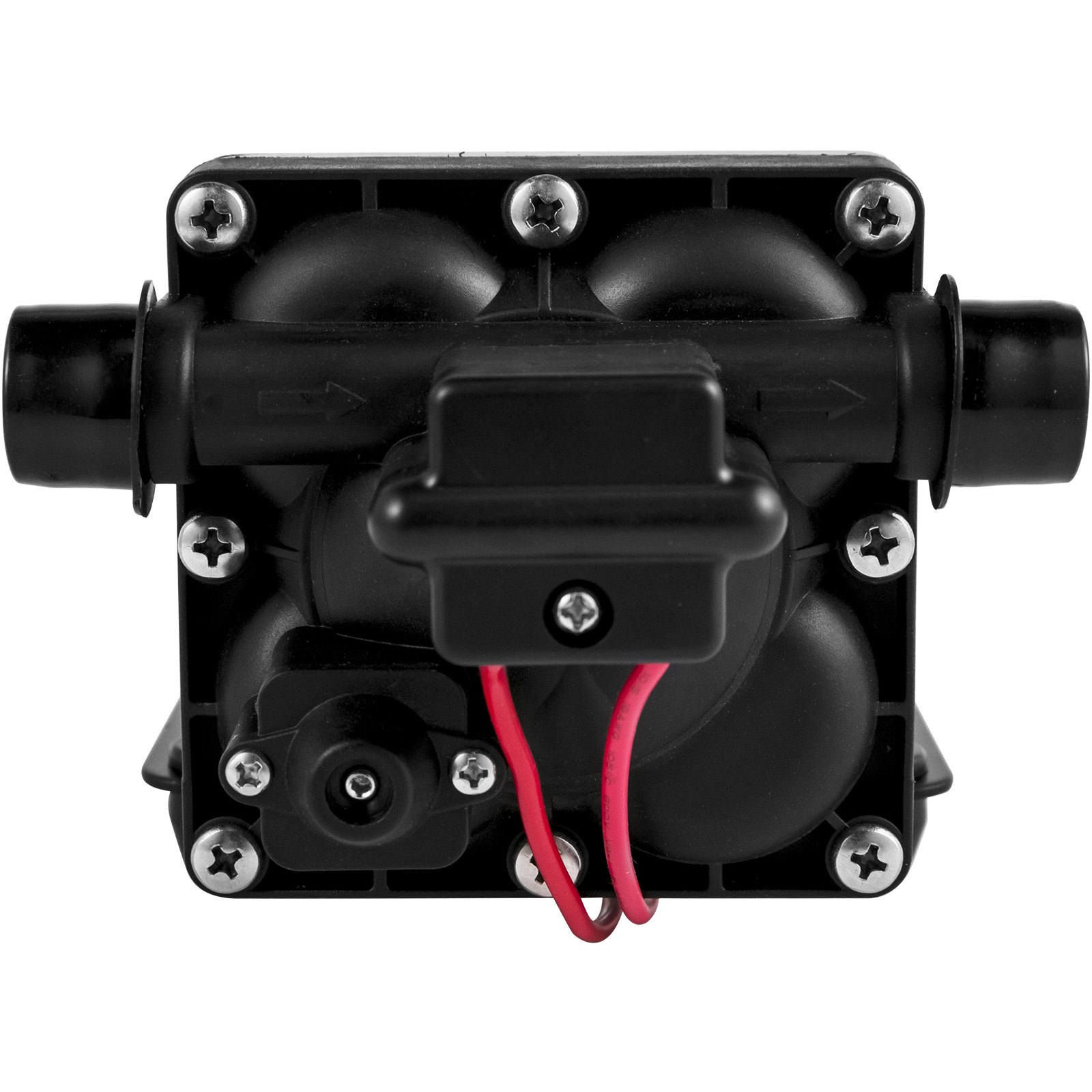 VEVOR Fresh Water Pump, 12 V Self Priming Sprayer Pump, 11 L/min(3 GPM) RV Water Pump, with Pressure Switch 3.8 bar(55 PSI) Self Priming Water Pump, Detachable Strainer 12V Diaphragm Pump, for RV Camper Marine Boat Lawn