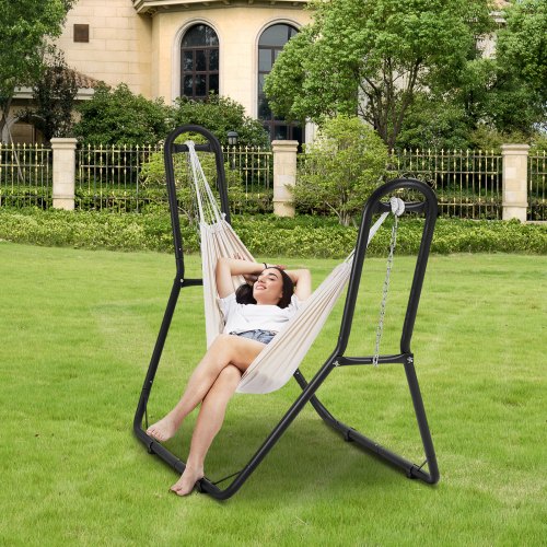 Heavy Duty Portable Hammock Stand - Indoor/Outdoor Use, Holds 450 Lbs, Steel Frame