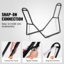 VEVOR Universal 2 Person Hammock Stand, Adjustable Heavy Duty 450 lbs Capacity Hammock Stand Fits 6.9-12.8 ft Hammocks for Outdoor and Indoor Portable Hammock Stand with Chain, Hook, and Carrying Bag