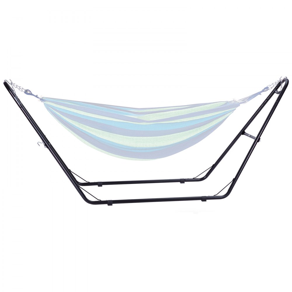 VEVOR - Soporte universal para hamaca para 2 personas, ajustable, resistente, con capacidad de 250 kg, compatible con hamacas de 2,4 a 4 m, para exteriores e interiores, portátil, con cadena, gancho y bolsa de transporte.