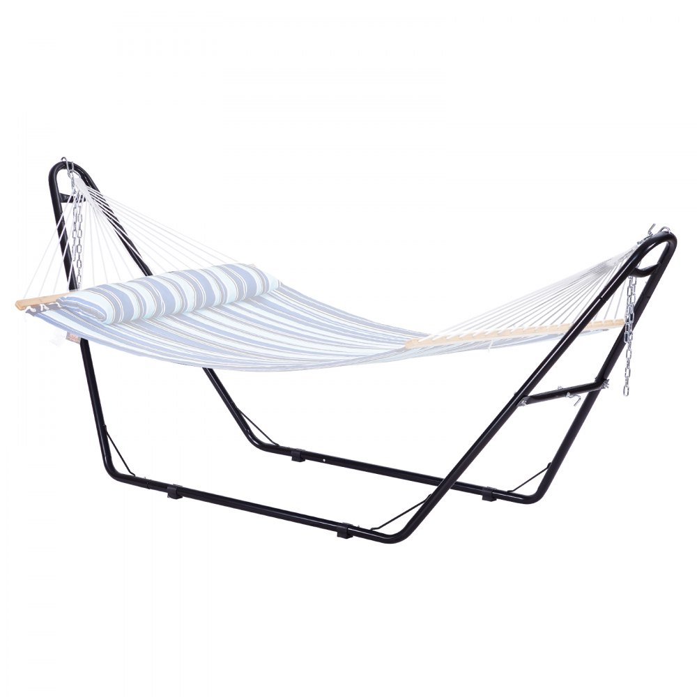 VEVOR - Soporte universal para hamaca para 2 personas, ajustable, resistente, con capacidad de 250 kg, compatible con hamacas de 2,4 a 4 m, para exteriores e interiores, portátil, con cadena, gancho y bolsa de transporte.