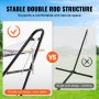 VEVOR Steel Hammock Stand 550 lbs Capacity Hammock Frame Fits 8-13 ft Hammocks