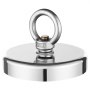 VEVOR Fishing Magnet, 1000 LBS/454 Kg Pulling Force Super Strong Neodymium Fishing Magnet, Rare Earth Magnet with Handle Diameter 2.72 in/69 mm for Retrieving in River, Magnetic Fishing, Heavy Hanging