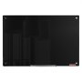 VEVOR Magnetic Glass Whiteboard, Dry Erase Board 36"x24", Wall-Mounted Large White Glassboard Frameless, with Marker Tray, an Eraser and 2 Markers, Black