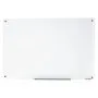 VEVOR Magnetic Glass Whiteboard, Dry Erase Board 1200 x 800 mm, Wall-Mounted Large White Glassboard Frameless, with Marker Tray, an Eraser and 2 Markers, White