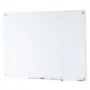 VEVOR Magnetic Glass Whiteboard, Dry Erase Board 1200 x 800 mm, Wall-Mounted Large White Glassboard Frameless, with Marker Tray, an Eraser and 2 Markers, White