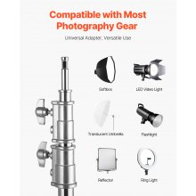 C Stand with Boom Arm Max Height 10.83 ft/330 cm Photography Light Stand