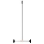 VEVOR magnetic sweeper with long handle and wheels for easy debris collection.
