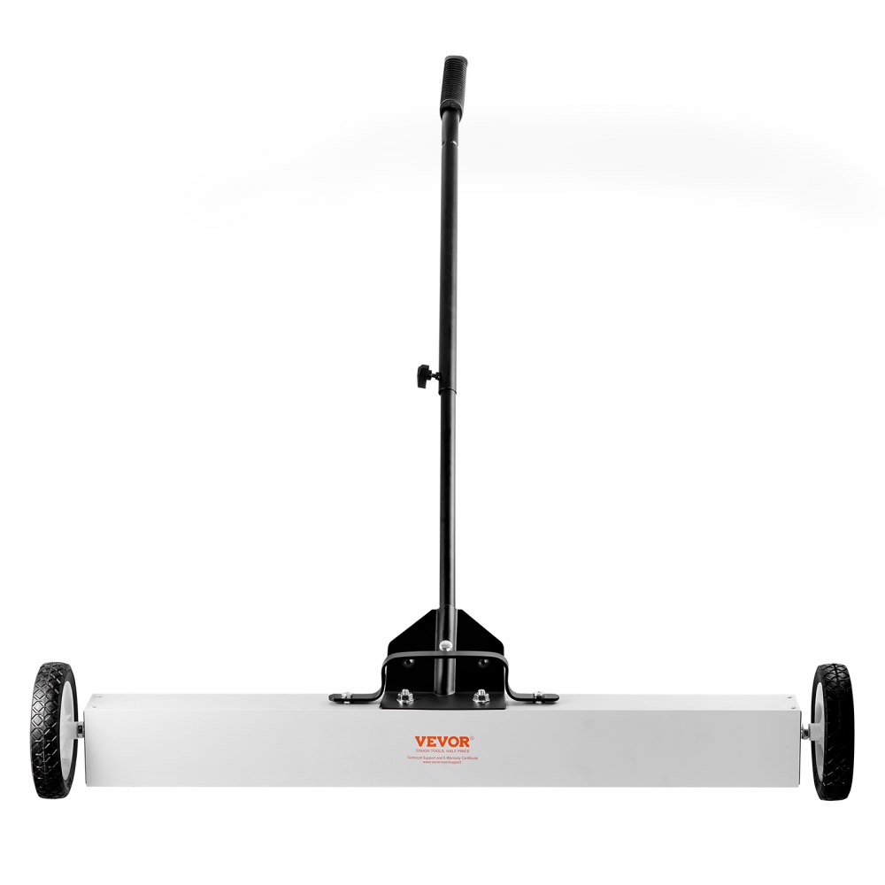 VEVOR 910mm Magnetic Sweeper with Wheels, 24.9kg Capacity, with Telescoping Magnetic Pickup Tool, Adjustable Handle, Magnetic Pickup Sweeper to Pick Up Nails and Screws, for Workshop, Garage, Yard