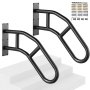 VEVOR 2 PCS Handrails for Outdoor Steps 29" Wall Mount Railings for 1-3 Steps