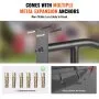 VEVOR Handrails for Outdoor Steps 32" Wall Mount Safety Railings for 1-3 Steps