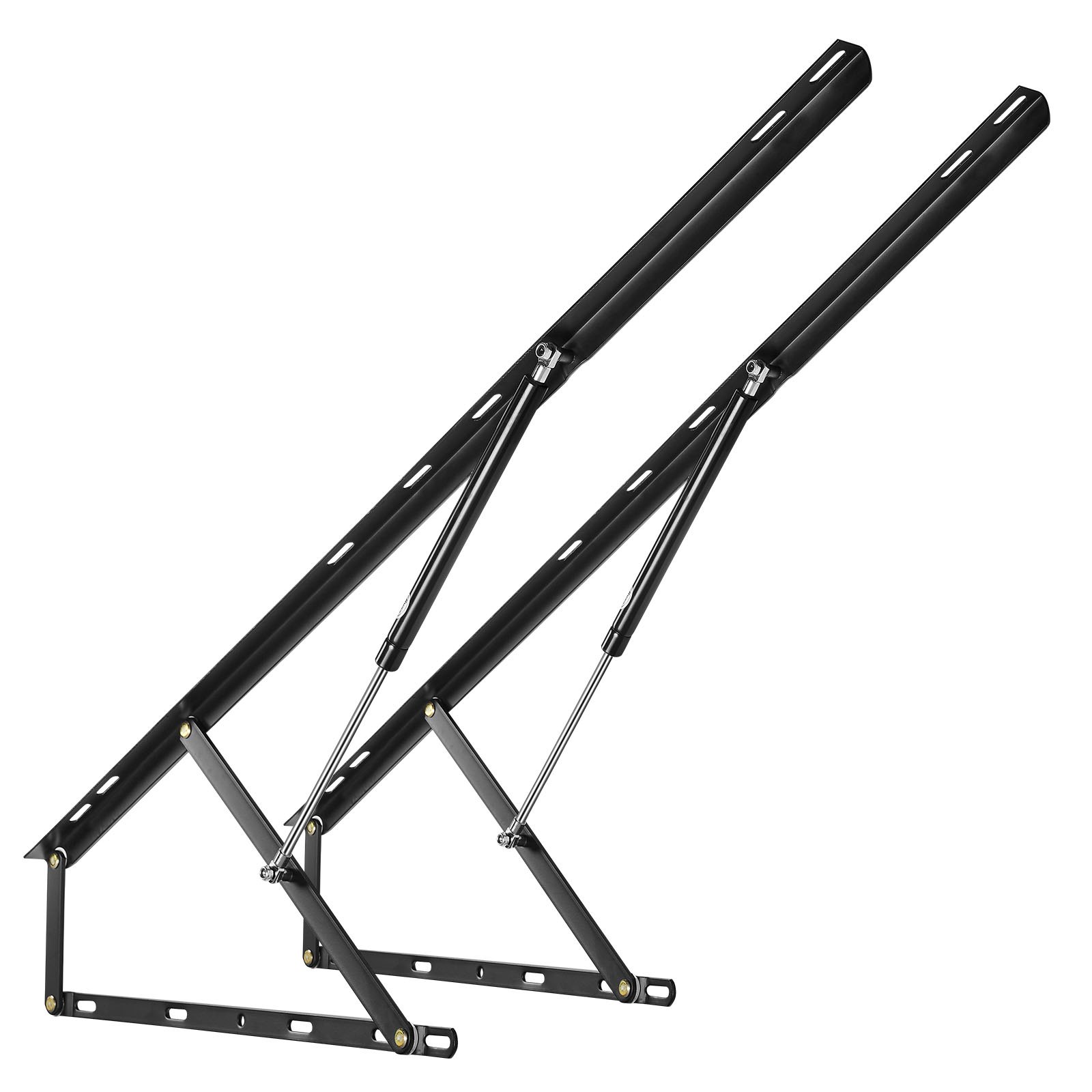 VEVOR Bed Lift, 59x71 in Compatible Bed Size 154 lbs Load Bearing, DIY Wall Bed Mechanical Hardware Kit Vertical Deluxe, Pneumatic Lever Heavy Duty Bed Support, Folding Wall Bed for Guestroom