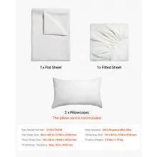 4-Piece King Bed Sheet Set 100% Brushed Microfiber Bedding Set with Deep Pocket