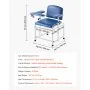 VEVOR Phlebotomy Chair, Blood Draw Chair with Adjustable Armrests and Flip Arm, 181KG/400LBS Loading Blood Drawing Medical Chair with Soft Seat, Easy-to-Clean PVC Leather for Hospitals, Labs, Clinics