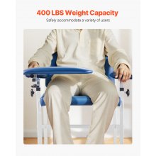 VEVOR Phlebotomy Chair Blood Draw Chair with Adjustable Armrests and Flip Arm