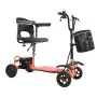 VEVOR 4-Wheel Folding Mobility Scooter for Adults & Seniors, 265LBS Loading Electric Mobility Scooter, All-Terrain Travel Wheelchair with 48V Lithium Battery, 8" Solid Tires & 8° Climbing Capacity