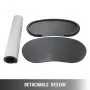 VEVOR trade show counter with detachable design showcasing top and leg pieces.