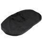 black carrying case for VEVOR trade show counter, oval-shaped with a handle.