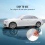 10 PACK Clear Plastic Temporary Universal Disposable Car Cover Rain Dust Garage