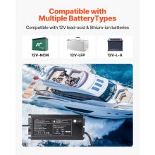 1-Bank 10A 12V Smart Marine Battery Charger Onboard IP68 Waterproof Boat RV