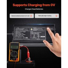 1-Bank 10A 12V Smart Marine Battery Charger Onboard IP68 Waterproof Boat RV