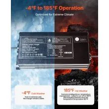 1-Bank 10A 12V Smart Marine Battery Charger Onboard IP68 Waterproof Boat RV