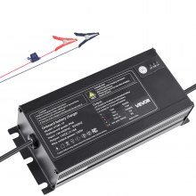 1-Bank 10A 12V Smart Marine Battery Charger Onboard IP68 Waterproof Boat RV