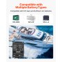 2-Bank 10A 12V Smart Marine Battery Charger Onboard IP68 Waterproof Boat RV