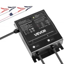 2-Bank 10A 12V Smart Marine Battery Charger Onboard IP68 Waterproof Boat RV