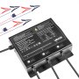 3-Bank 10A 12V Smart Marine Battery Charger Onboard IP68 Waterproof Boat RV