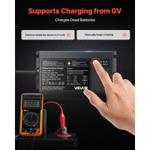 1-Bank 5A 12V Smart Marine Battery Charger Onboard IP68 Waterproof Boat RV Yacht