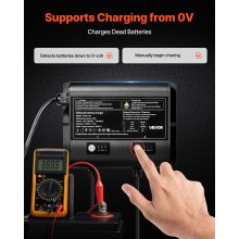 2-Bank 5A 12V Smart Marine Battery Charger Onboard IP68 Waterproof Boat RV Yacht
