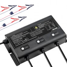 3-Bank 5A 12V Smart Marine Battery Charger Onboard IP68 Waterproof Boat RV Yacht
