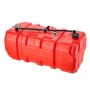 VEVOR Marine Fuel Tank 90.8 L Boat Gas Tank Electronic Fuel Level Sensor, Portable Outboard Gas Can for Outboard Engine Boats, Yacht, Fishing Boat, Deck Boat, Gas Container, 4 mm Thick HDPE, Red