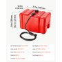 VEVOR Marine Fuel Tank, 45.4 L Boat Gas Tank Portable Outboard Gas Can, for Outboard Engine Boats, Yacht, Fishing Boat, Deck Boat, Gas Container, Fuel Gauge, Hose & Primer Bulb, Premium HDPE, Red