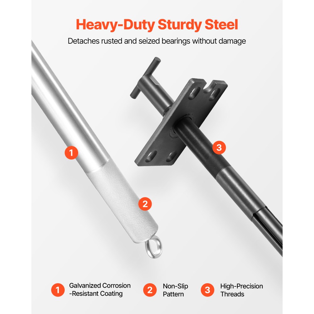 VEVOR Mercruiser Alignment Tool & Gimbal Bearing Puller Set, Compatible with Mercruisers, OMC, Volvo Cobra Bell Housings, Engine Alignment Bearing Puller Seal Bellow Expander Tools Puller Installer