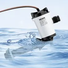 VEVOR Livewell Pump for Boat, 12V 800 GPH Livewell Aerator Pump with Detachable Motor, 90-Degree Baitwell Pumps for Boats, Corrosion-Resistant Submersible Aerator Pump, for Freshwater and Saltwater